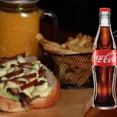 Combo Perro Caliente Sencillo mas Coca Cola 250ml