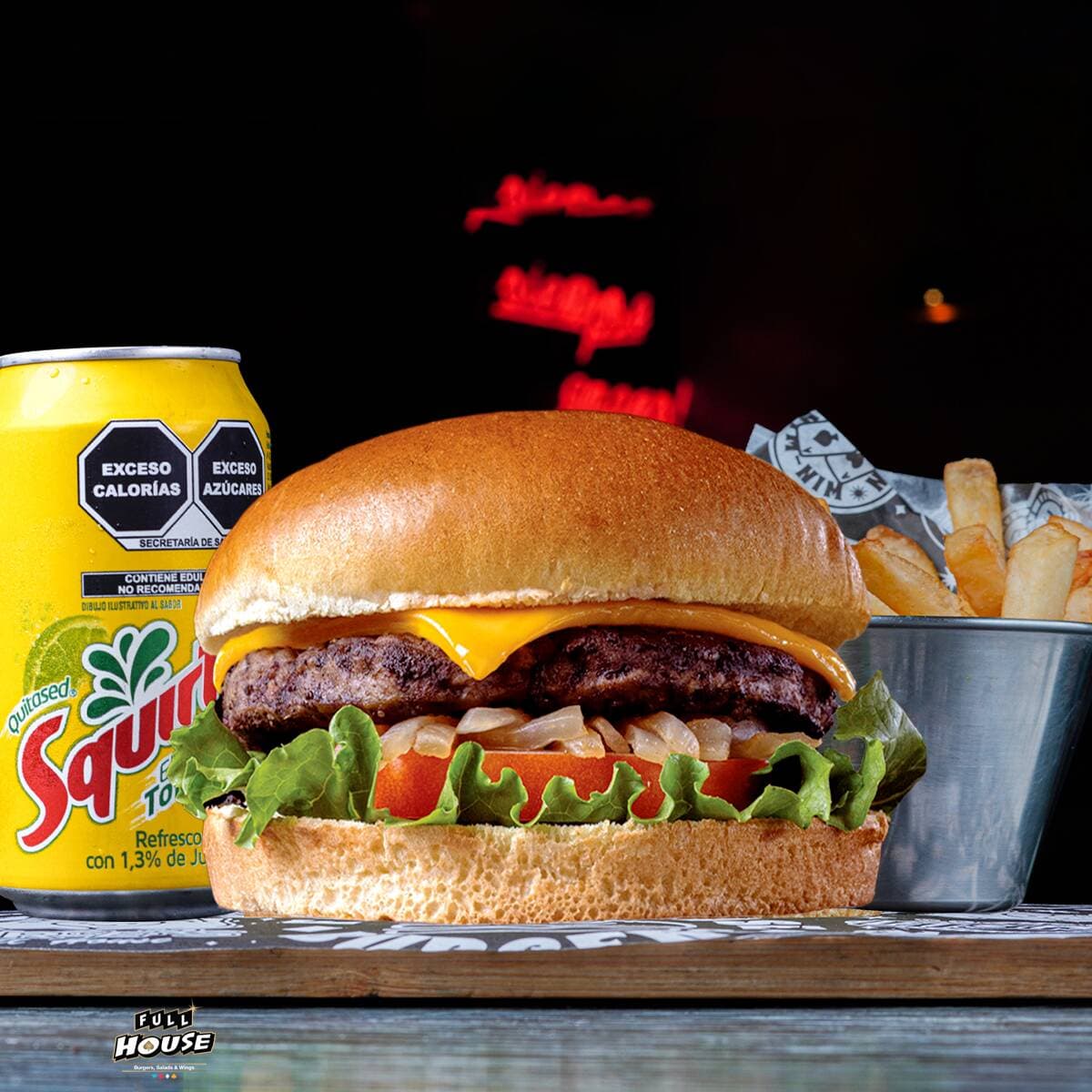 Classic Burger + Refresco