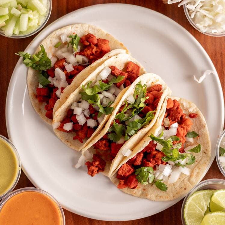 Tacos de Harina en Pastor