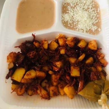 Chilorio con Papas