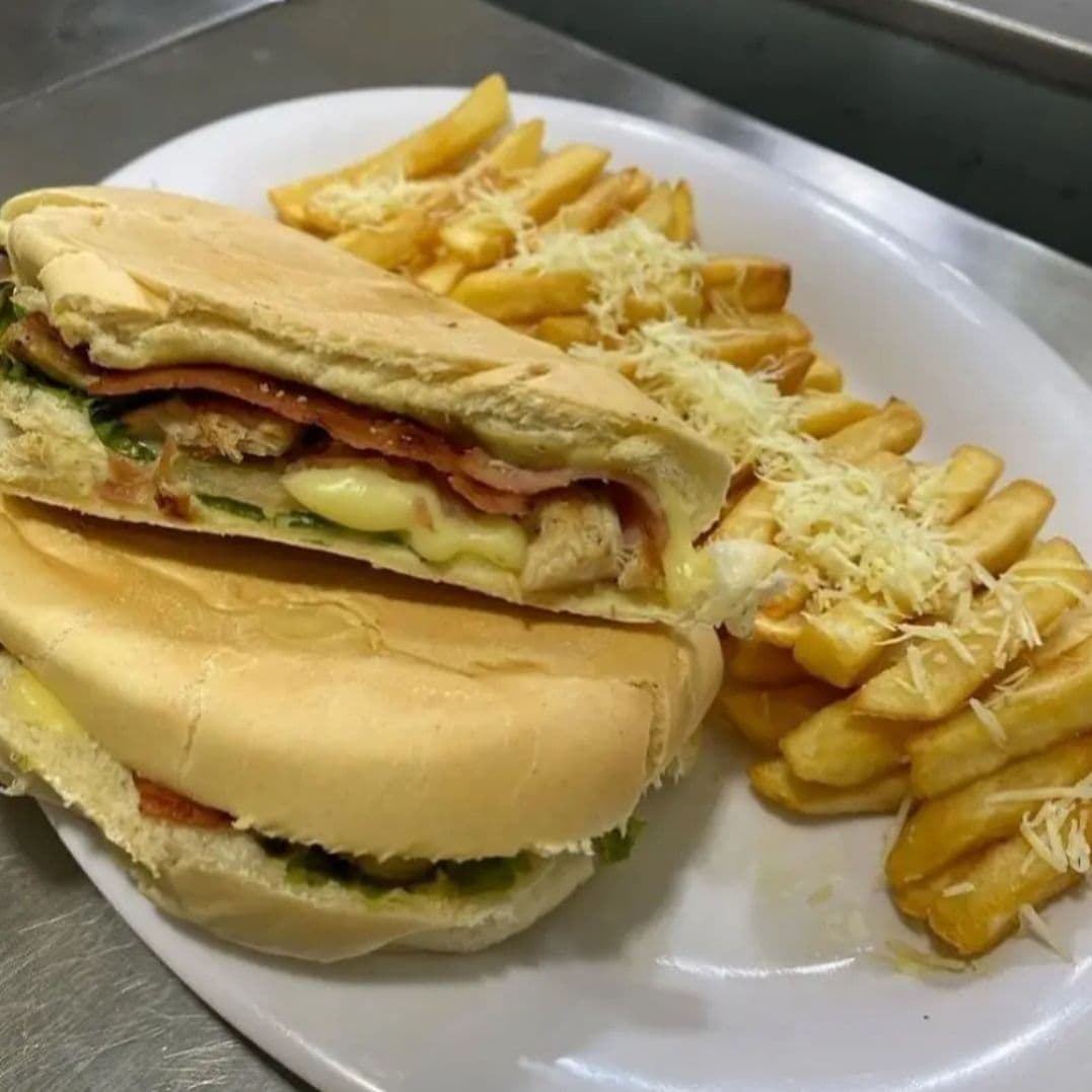 Sandwich Cubano de Jamón y Queso