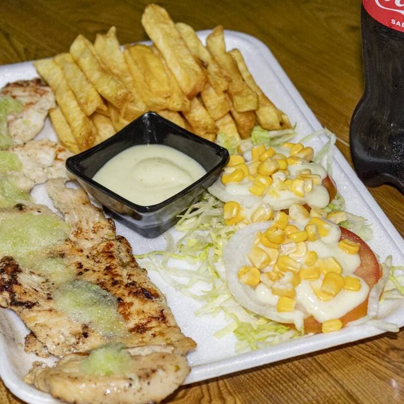 ° Pechuga a la Plancha + Coca Cola 400 ml