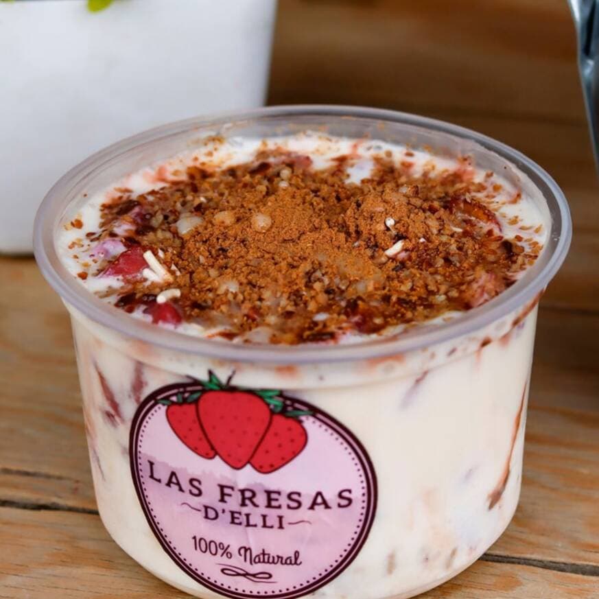 Fresas con crema - Congeladas