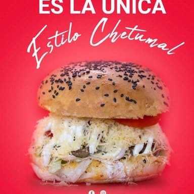 BURGER ESTILO CHETUMAL