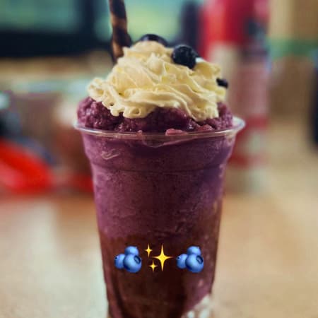 Frappé Mora Azúl Grande