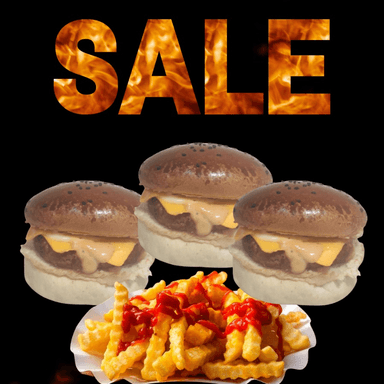 3 big CLASSIC + 3 papas ind...