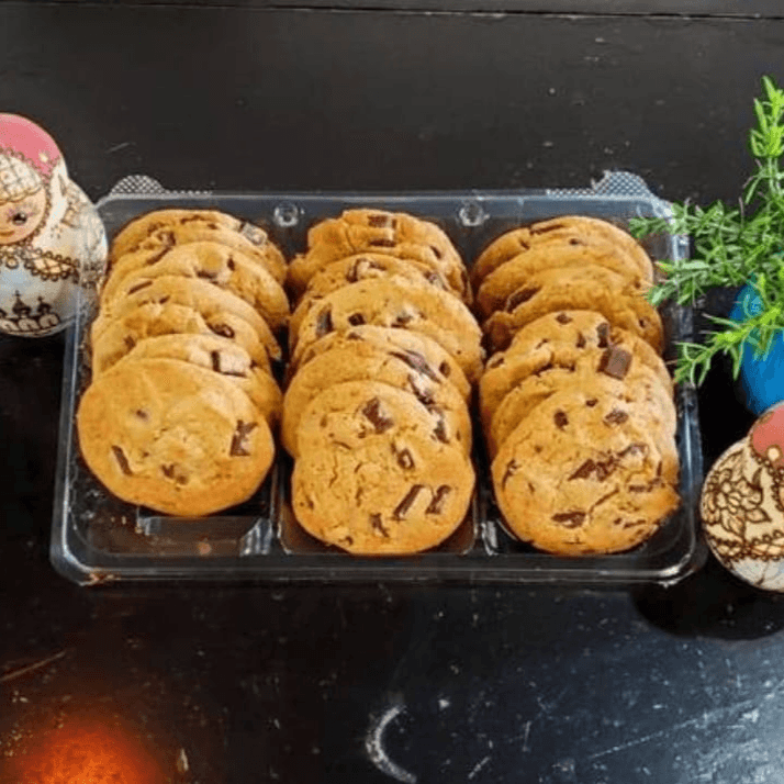 Galleta con chispas de chocolate