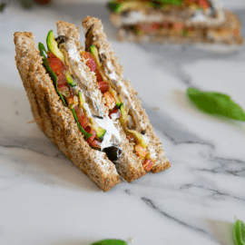Club Sándwich Vegetariano