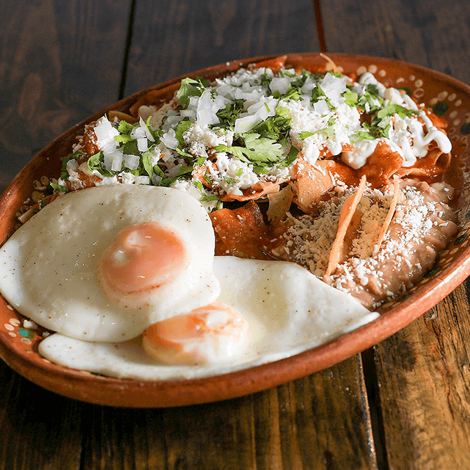 Chilaquiles con Huevo