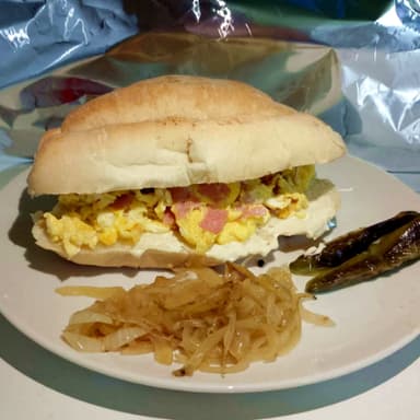 Torta de Jamón con Huevo