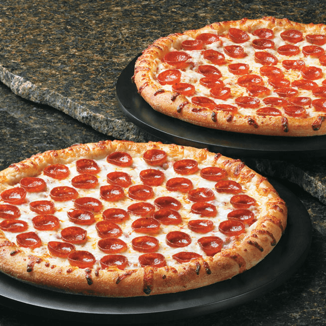 Paquete 4 - 2 Pizzas 1 Ingrediente (Familiar)