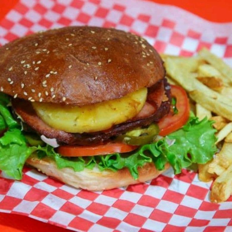 Hamburguesa Hawaiana