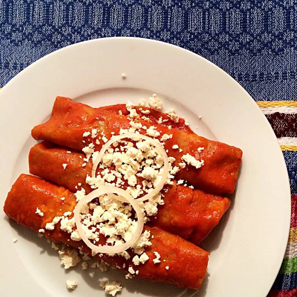 Enchiladas Rojas