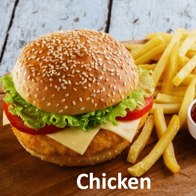 Chicken Burger 🍔🍟