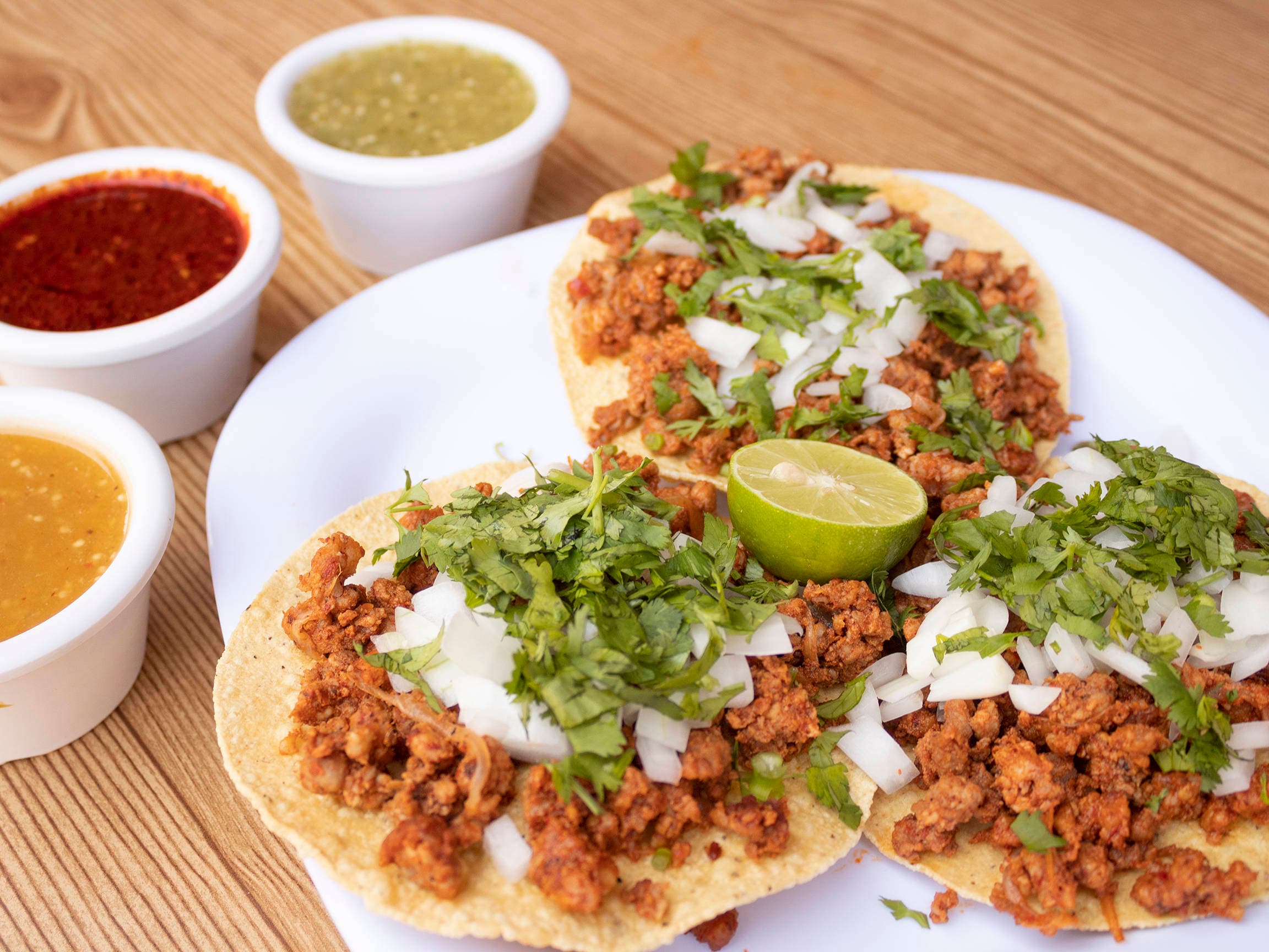 TACOS DE CHORIZO(3)