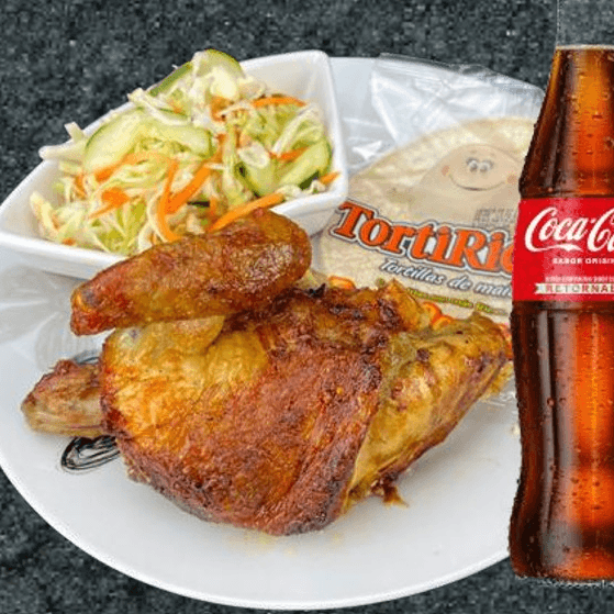 CP1 1/4 Pollo + Tortillas + Bebida