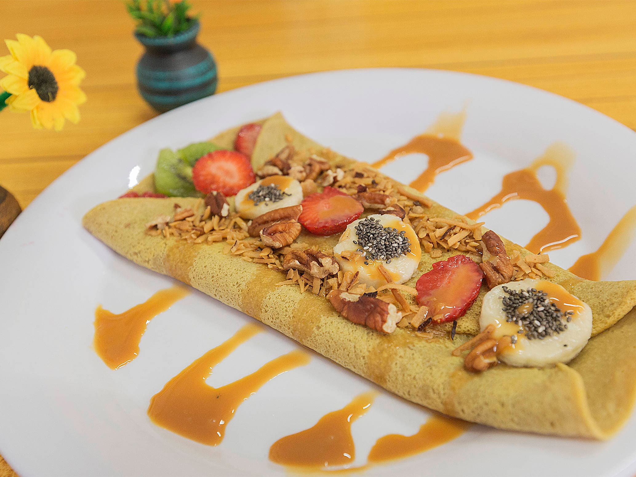 Crepa Dulce más Té con Aloe