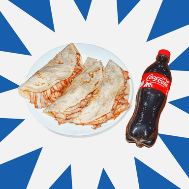 COMBO 3 Gringas de Pastor +1 Coca 600ml