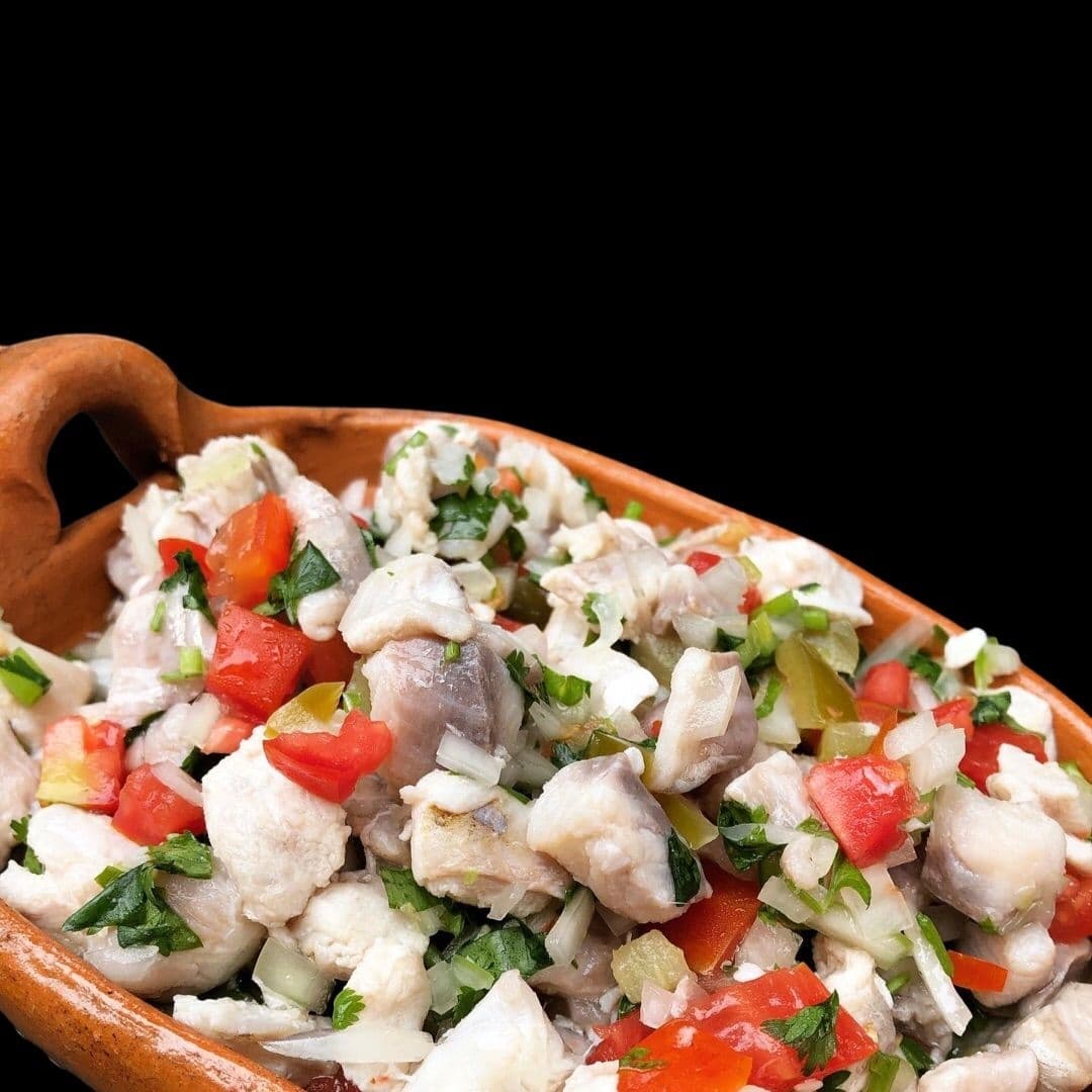 1/2 L Ceviche de Pescado.