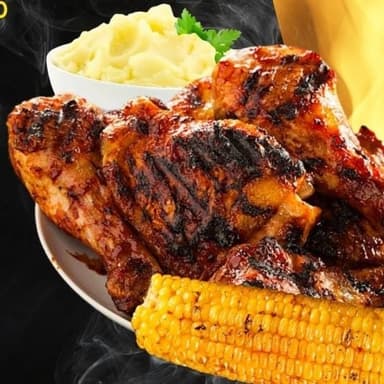 Medio Pollo BBQ