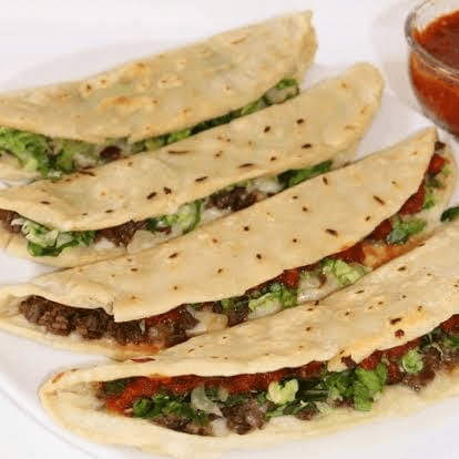 Taco Blando de Cecina Enchilada