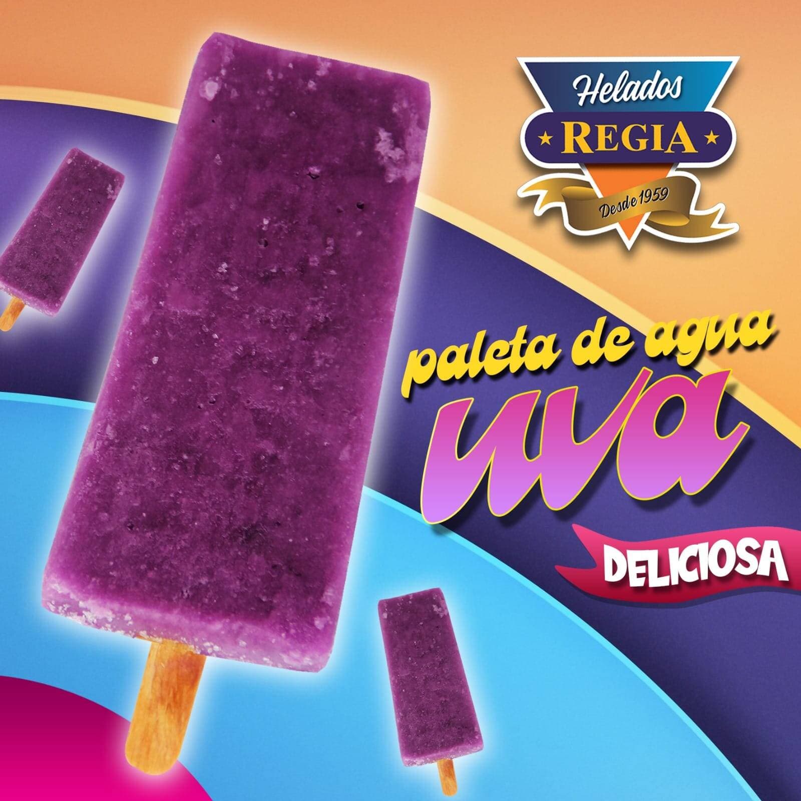 Paleta Agua Uva