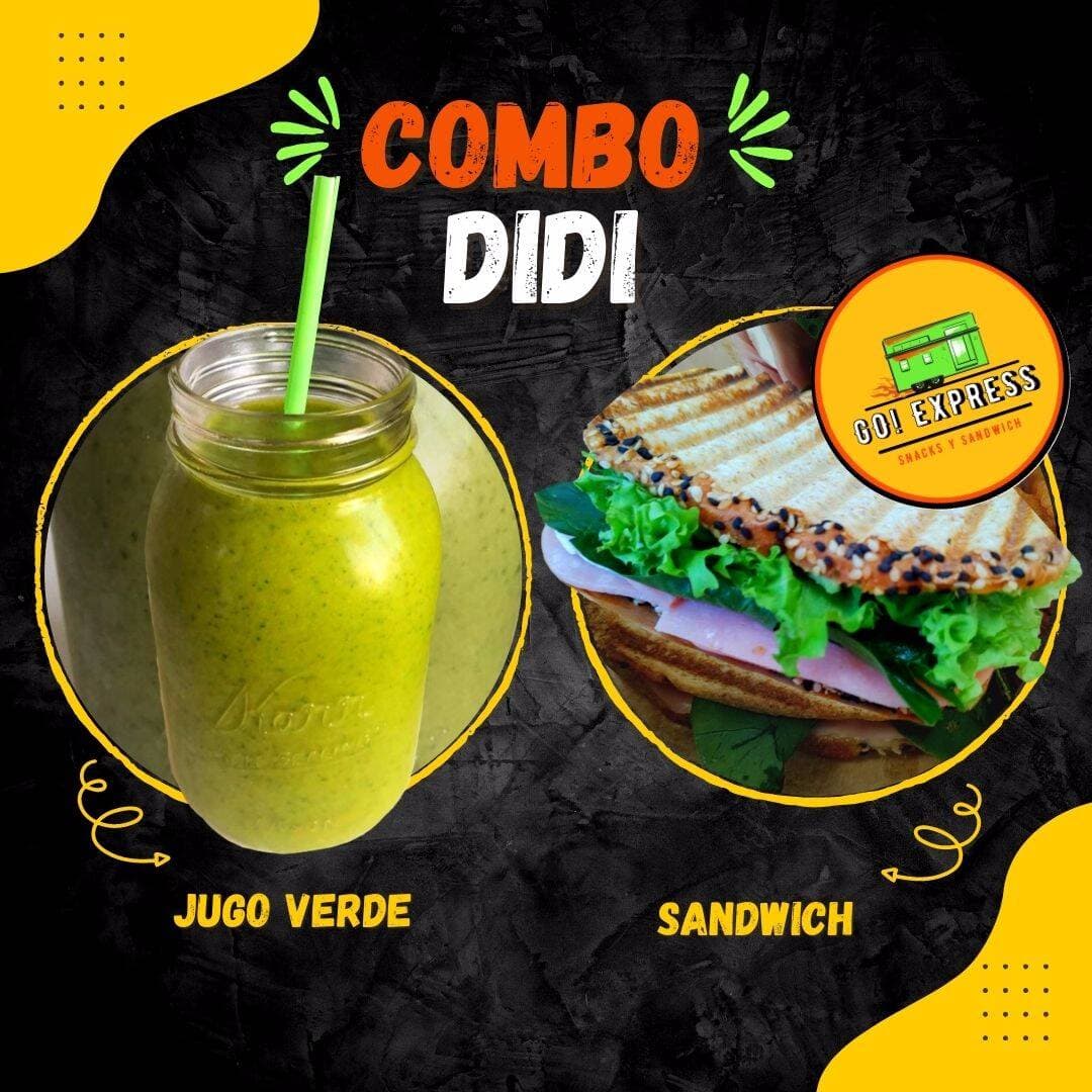 Combo-Jugo Verde + Sandwich Atún