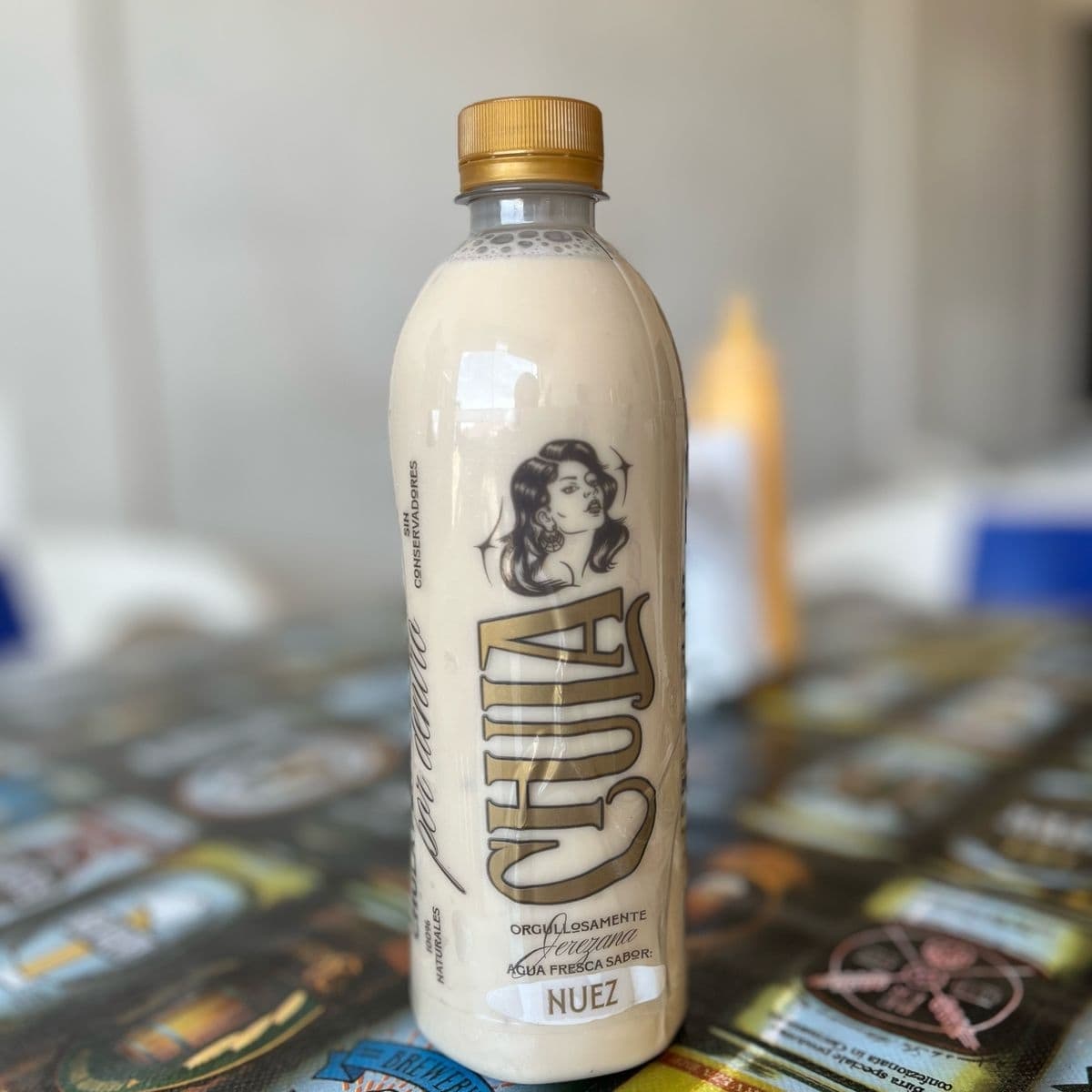 Agua Fresca de la Chula Sabor Nuez
