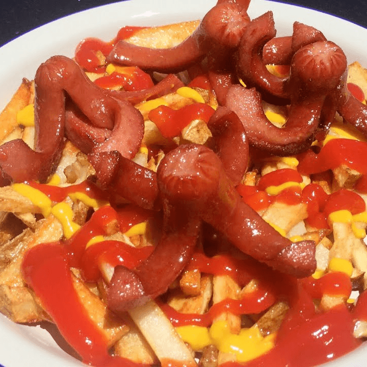 SALCHIPULPOS  con Papas Fritas