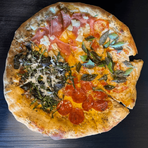 Pizza Cuattro Stagioni Familiar