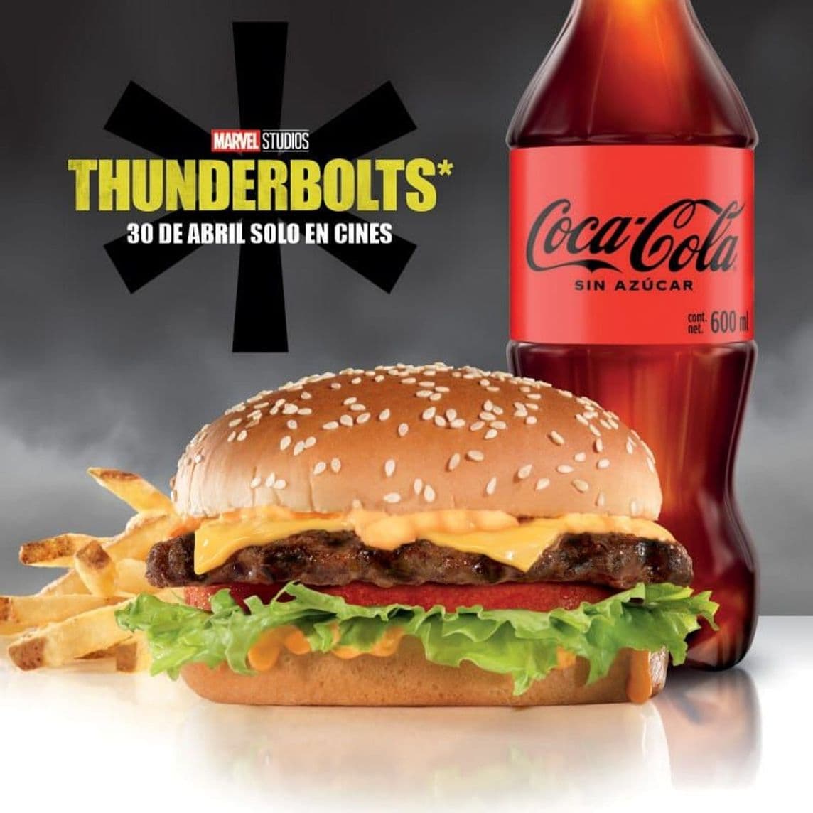 Combo The Team Burger Sencilla