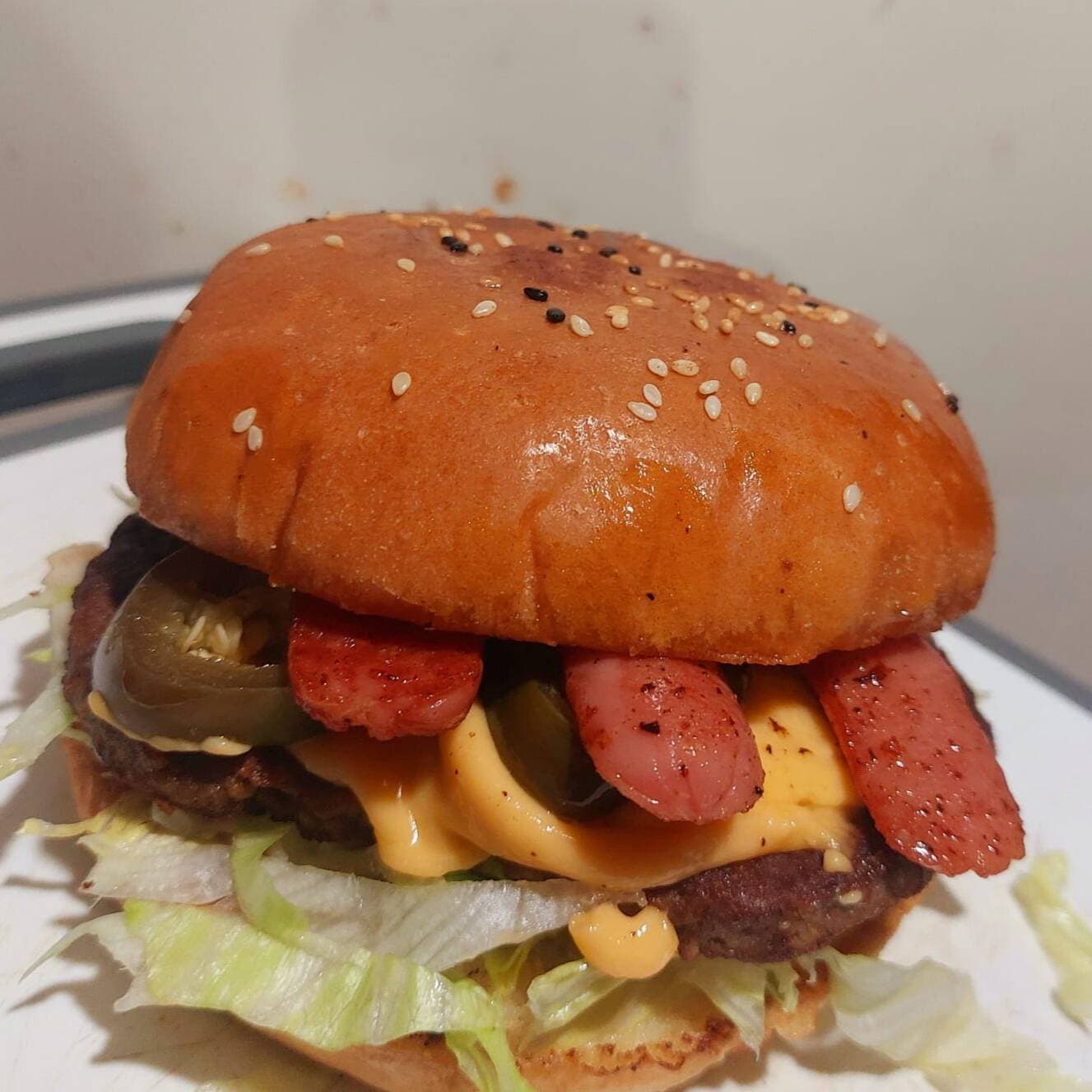 Hamburguesa Especial con Salchicha