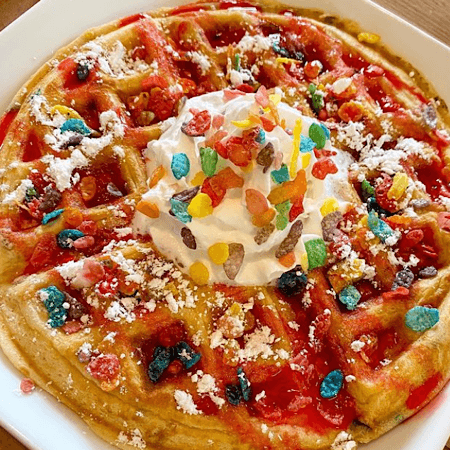 Waffle Fruity Pebbles