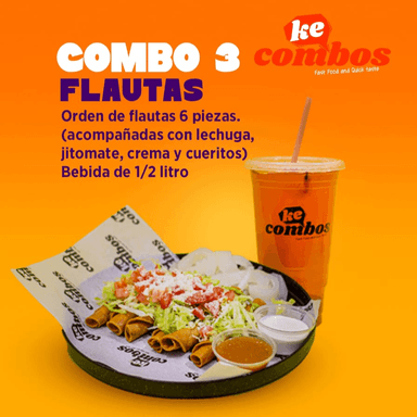 Combo 3: Flautas