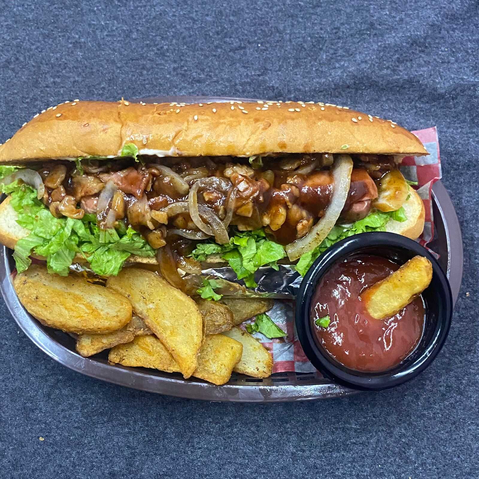 HOT DOG BBQ BACON (25 CM)