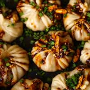 6 dumplings de res