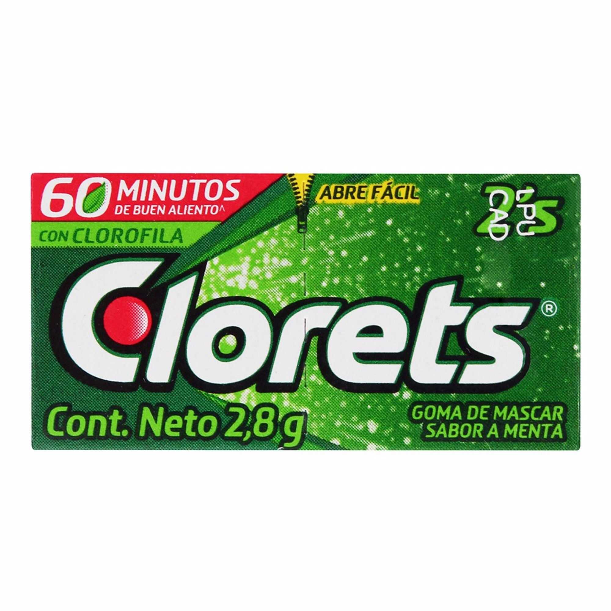 Chicles Cloret's 2's (3 Piezas)