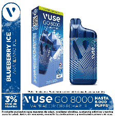 Vuse go 8000 blueberry ice 34mg