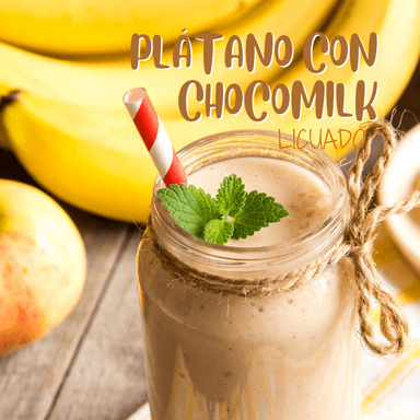 Licuado De Plátano con Chocomilk 500 Ml