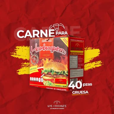 Hamburguesa Los Corrales C/40 PZA Gruesa