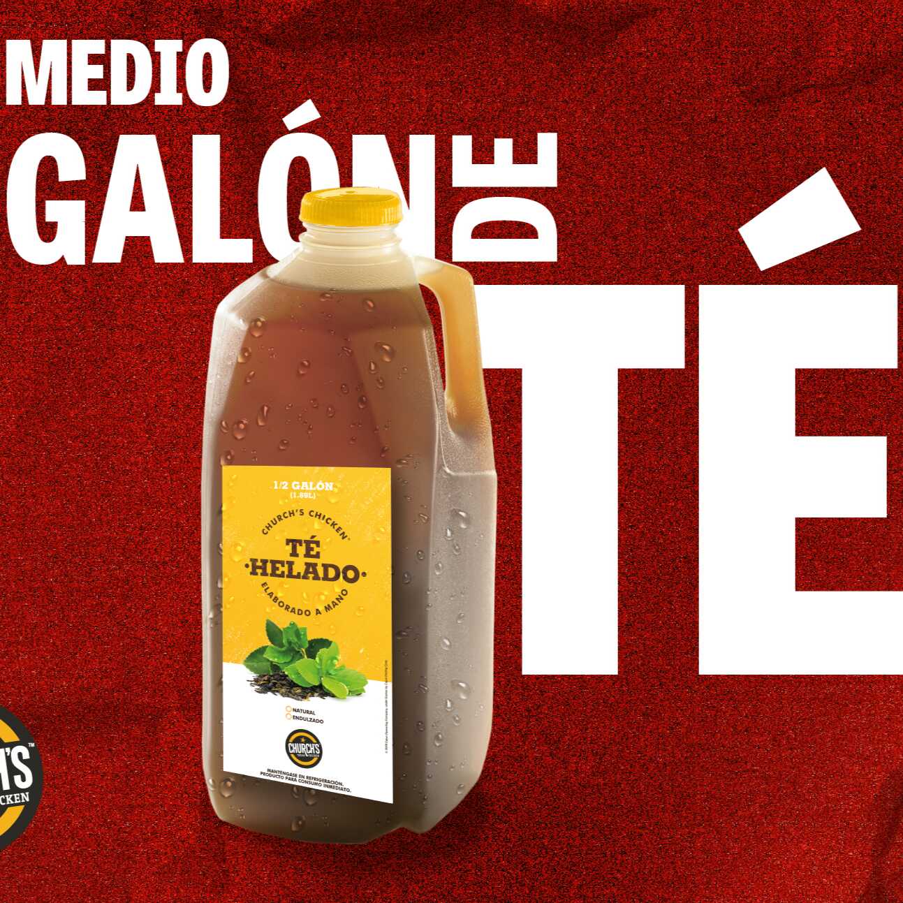 1/2 Galon de Te Helado.