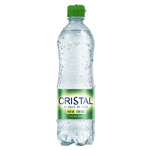 Agua Cristal con Gas 600 ml