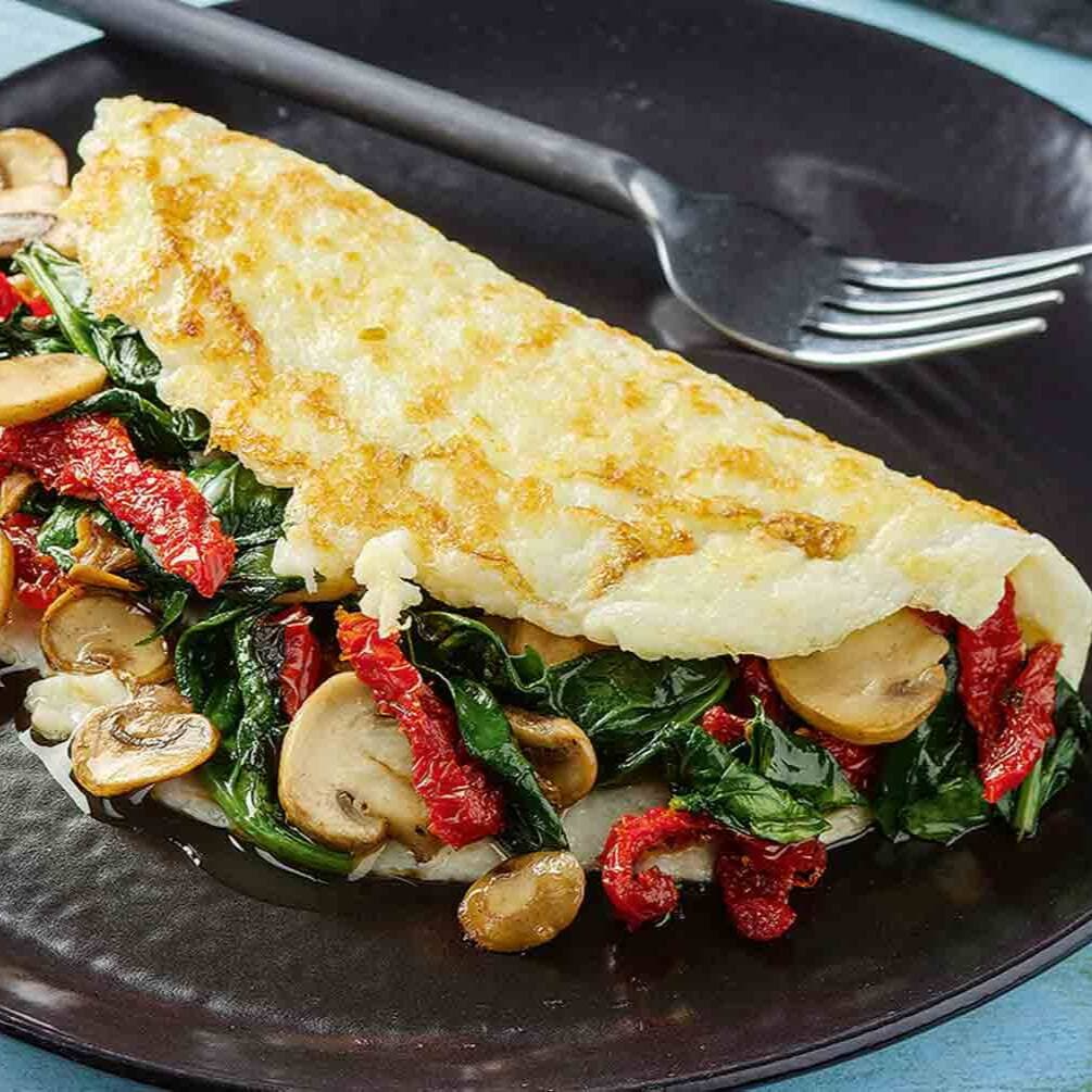 Omelette vegetariano