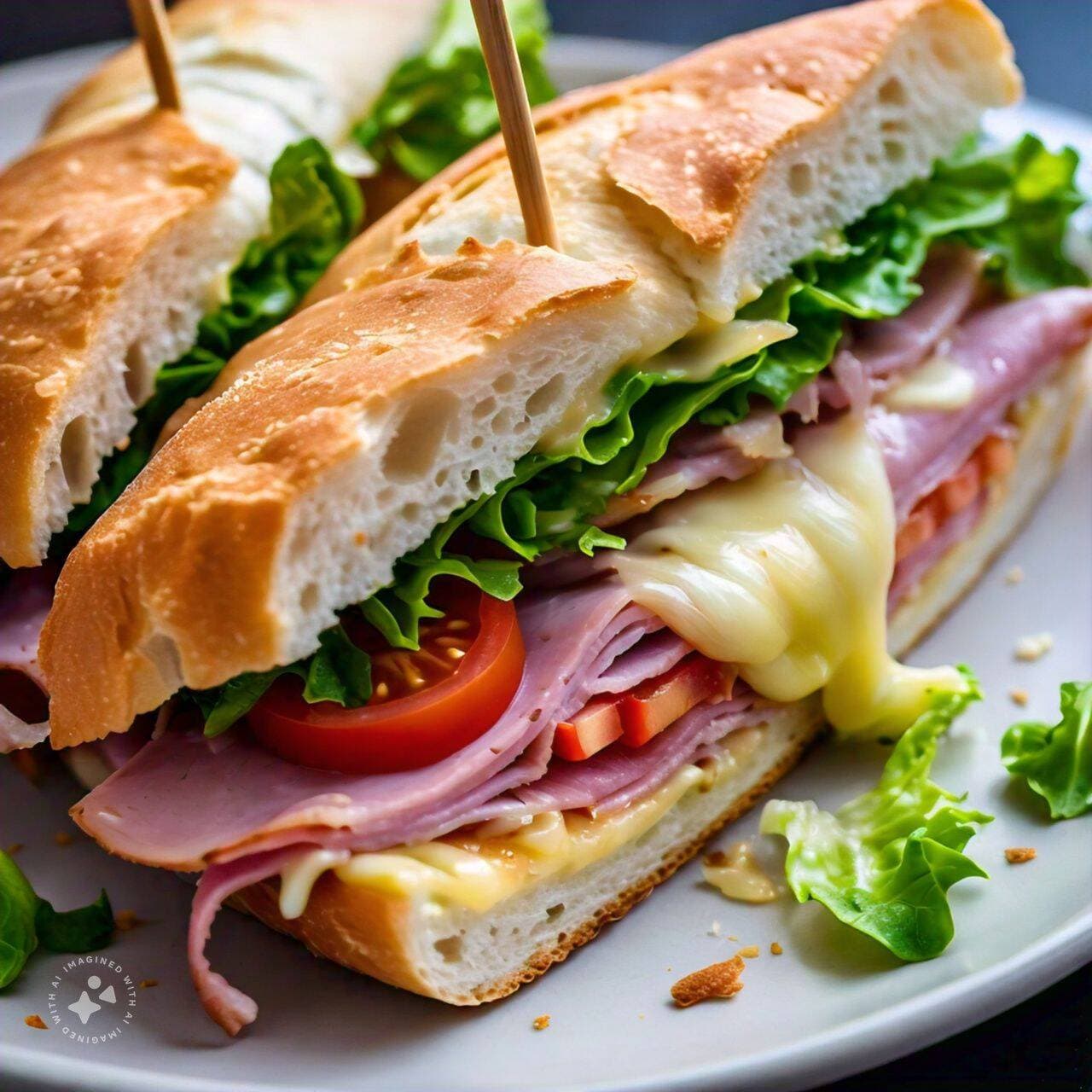 Sandwich Jamon y Queso