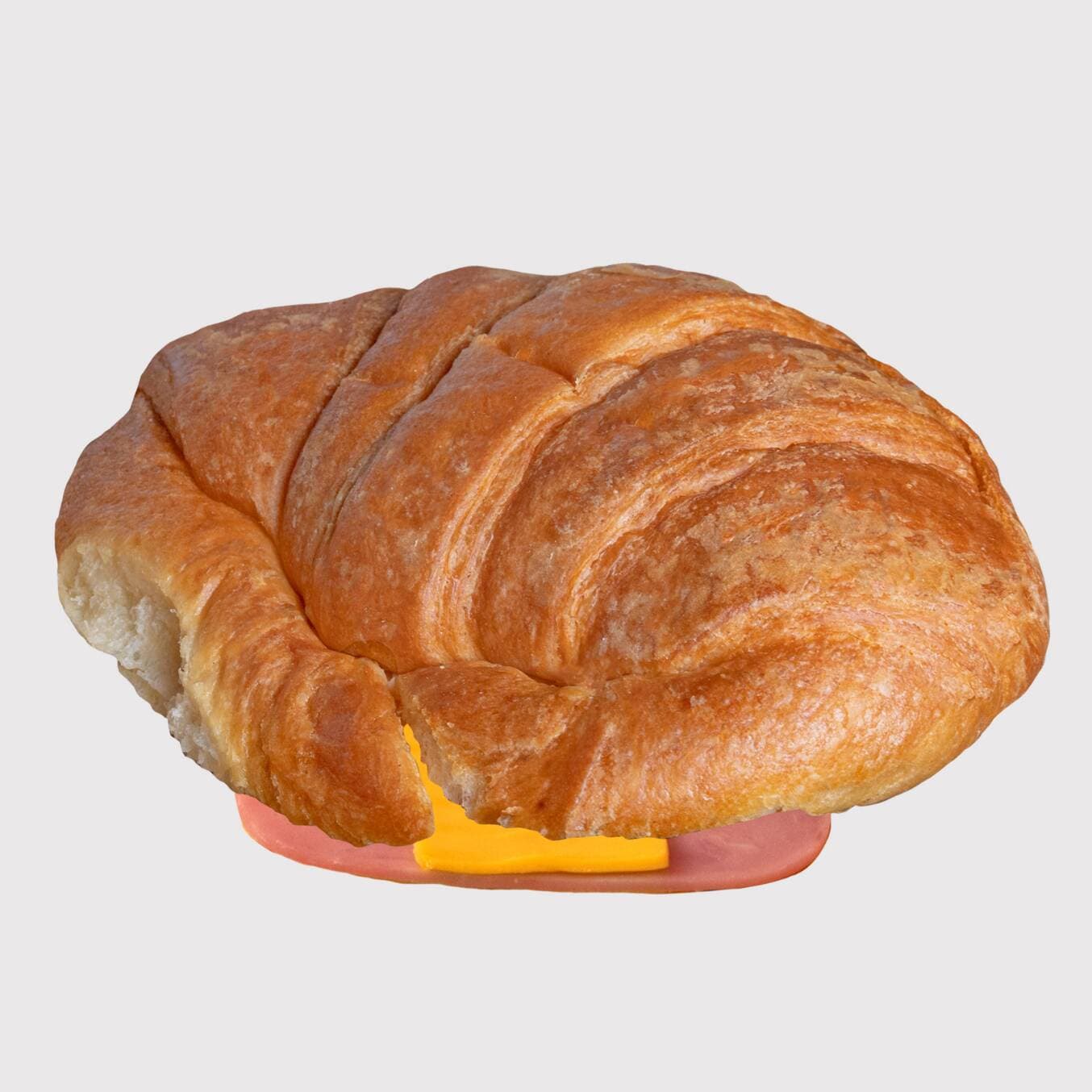 Croissant jamón y queso