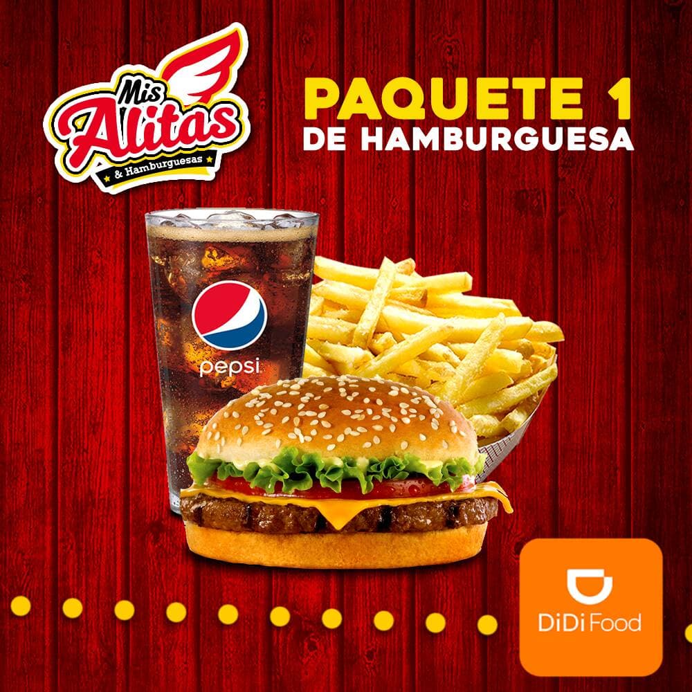 Paquete #1 de Hamburguesa