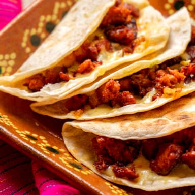 Quesadillas de chorizo