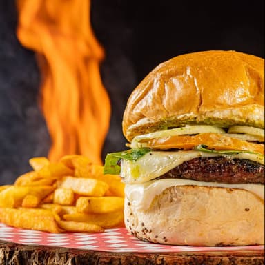 Hamburguesa Clásica Carne