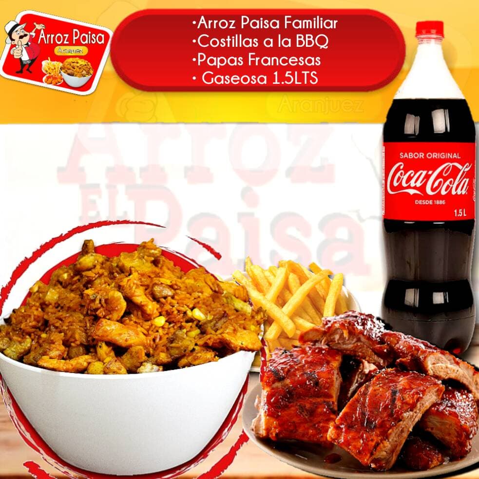 Combo Familiar Costillas BBQ