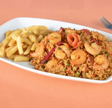 Arroz con Camarones Medio